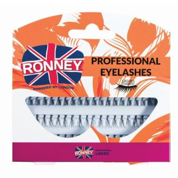 RONNEY Professional Eyelashes - Kępki rzęs po 5 włosów w kępce RL 00030    !